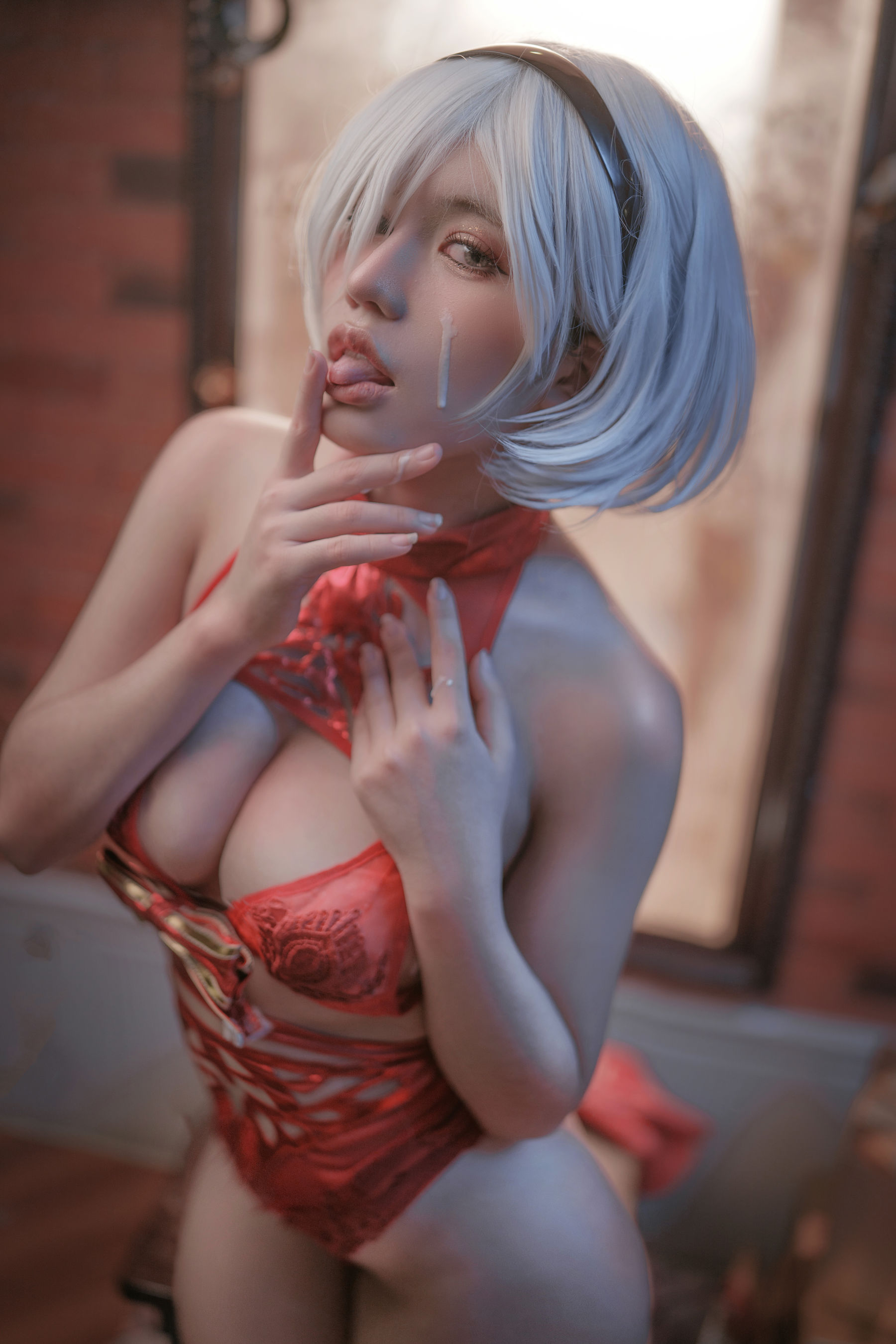 一笑芳香沁–2B圣诞写真套图插图4